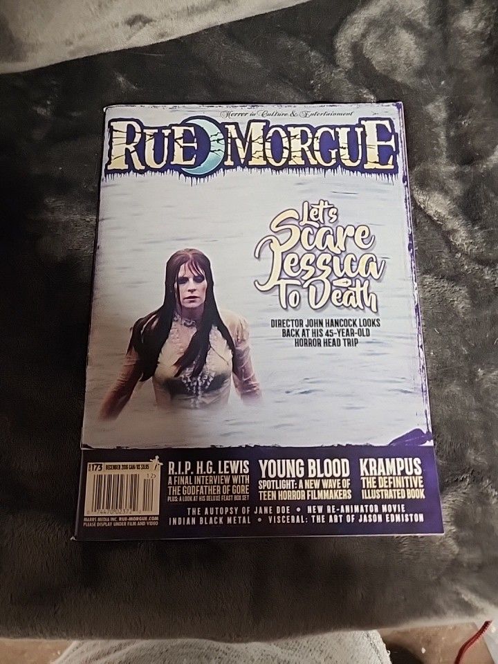 Magazine: Rue Morgue #173: December 2016: Let's Scare Jessica to Death