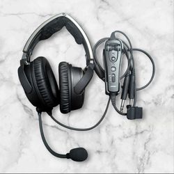 Bose a20 aviation Bluetooth headset dual plugs