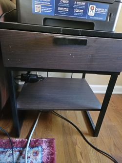 Side Table with single  drawer.
