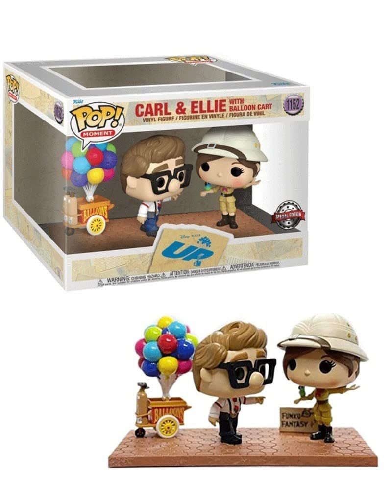 Up Funko Carl Ellie ballon kart