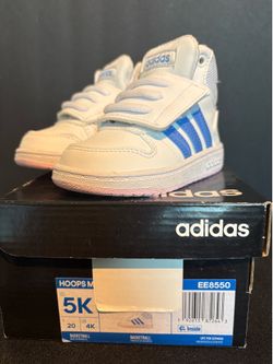 Adidas Hoops Mid Toddler Girls Size 5C