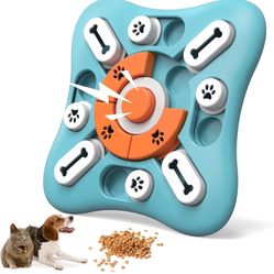 Interactive Dog Treat Puzzle Toys for IQ Training & Mental Stimulating,Fun Slow Feeder,Large Medium Small Dogs Enrichment Toys with Squeak Design