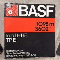 4 BASF T018 Ferro LH HIFi Tapes 3602’