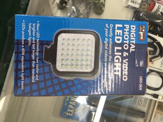 Vid pro LED 36x photo and video led for camera or camcorder