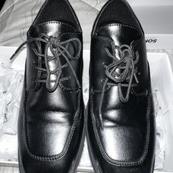 Boys Dress Black Shoes Size 3 Sonoma Memory foam