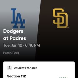 Padres vs Dodgers tickets