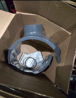 New 12" x 4" PVC Saddle Clamp 866-664