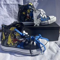Converse High Tops * Batman and Robin