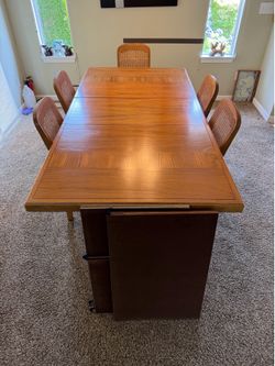 Dining table.