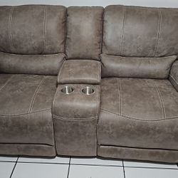 Reclining Loveseat And Chair 