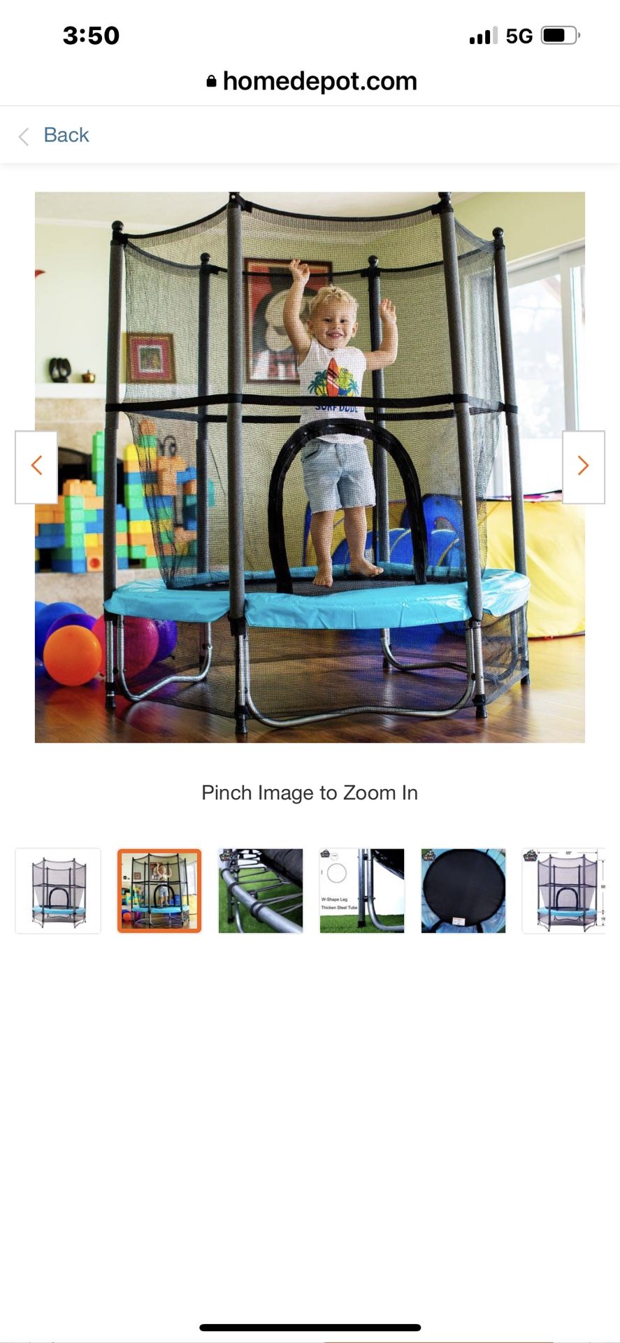 Trampoline For Baby’s Up To 4