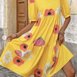 Summer floral dress