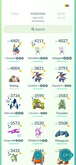 Pokémon go acc
