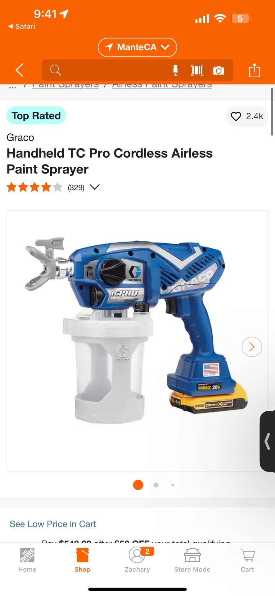 Graco TC Pro Paint Sprayer for Sale in Manteca, CA OfferUp