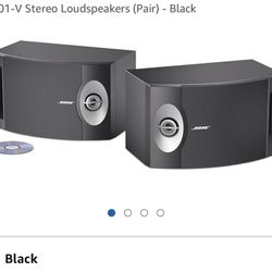 Bose 201-V Stereo Loudspeakers (Pair) - Black