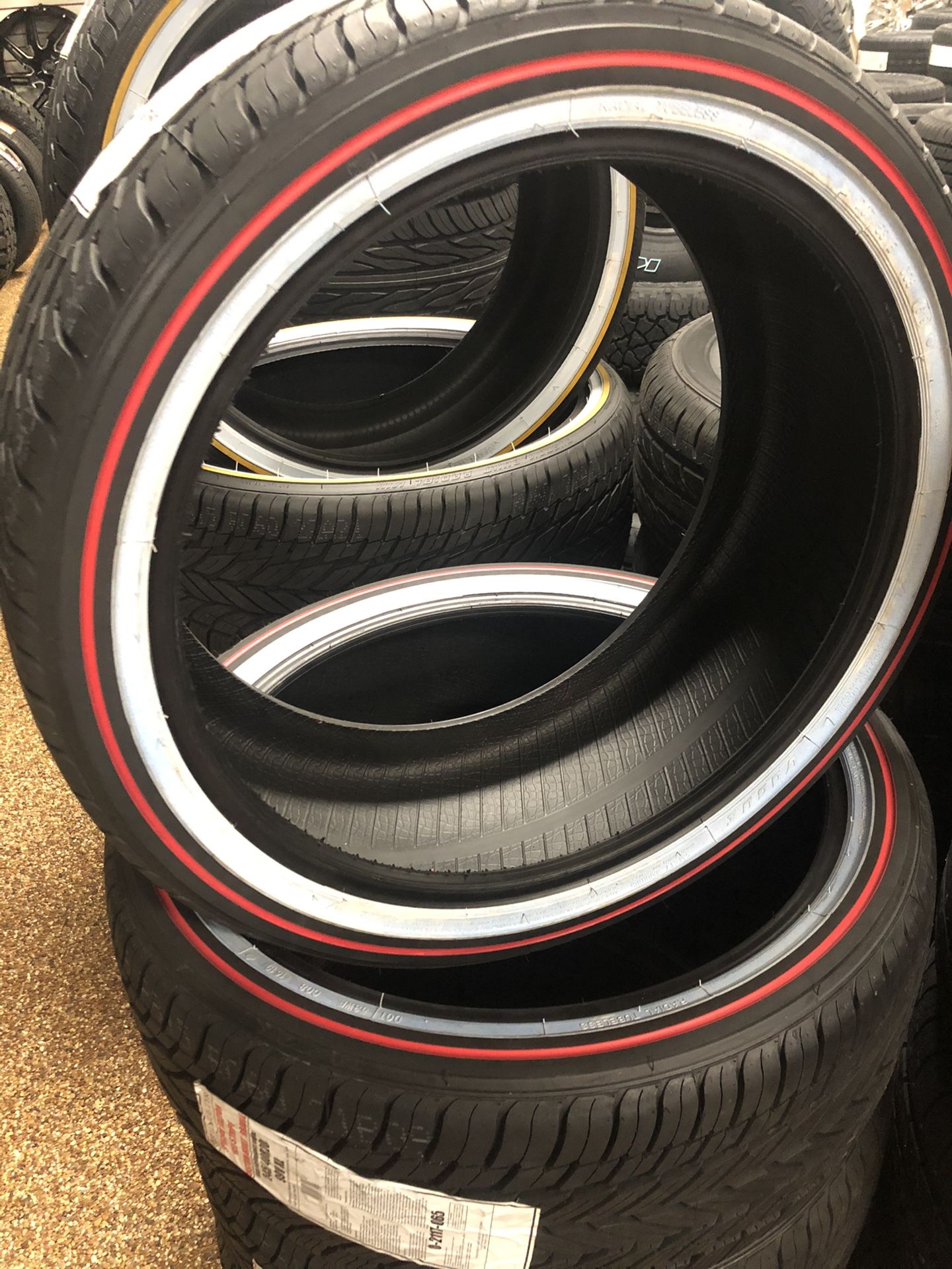 Brand New Vogue Tyres - Red Line & Originals