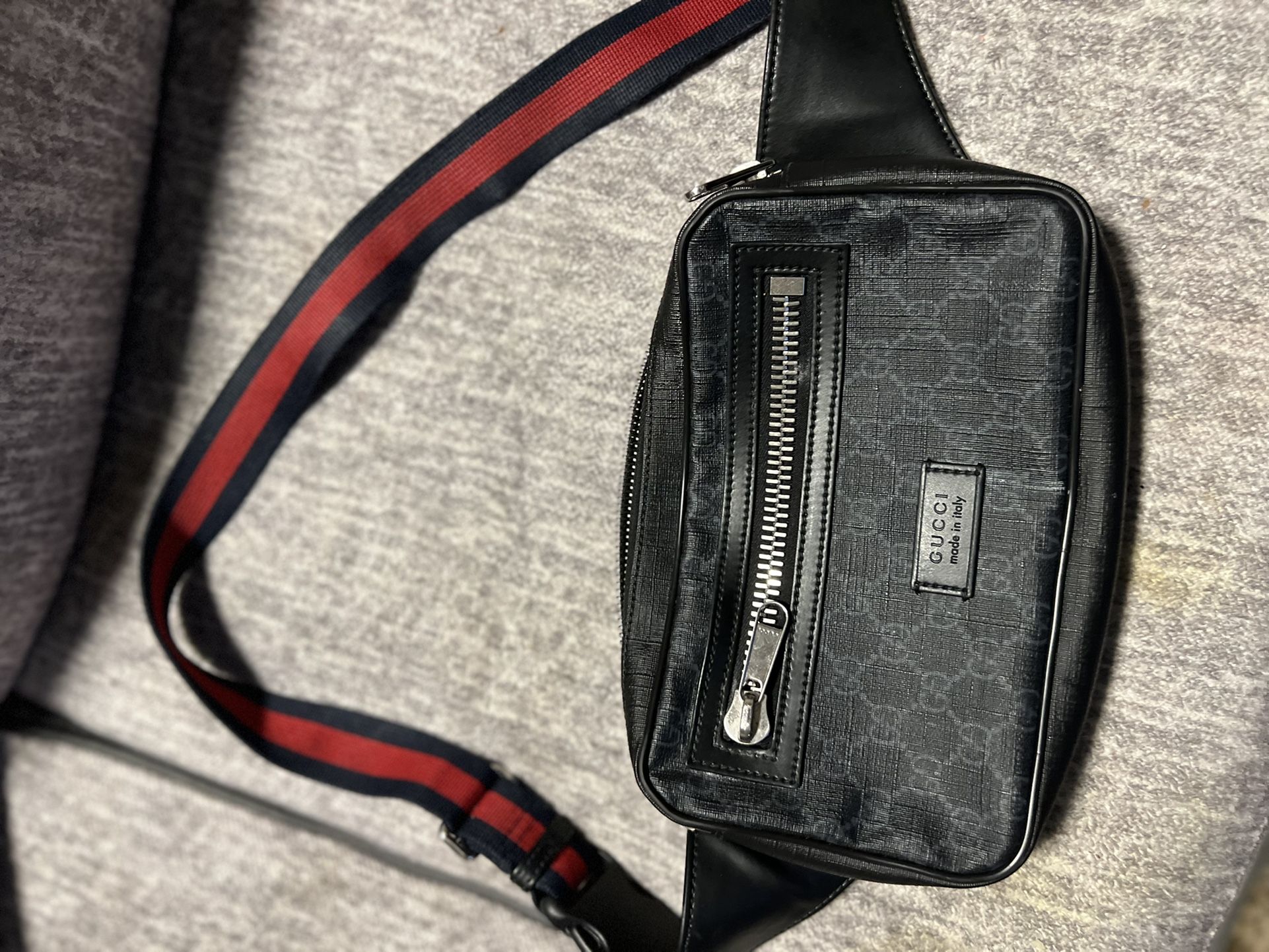 Mens GG Black belt Bag