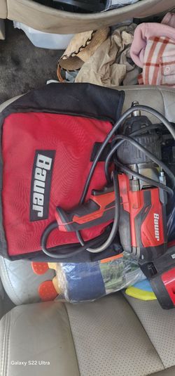 Bauer 1/2" Corded Impact Wrench with Carrying Bag