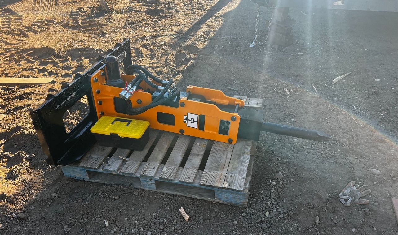 Bobcat Concrete Breaker Skid Steer Hydraulic Hammer Attachment Martillo