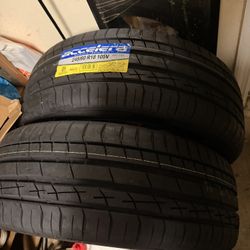 (2) 245/60 R18 Accelera Tires