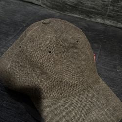 Levi's Housemark baseball cap in a tan or brown color