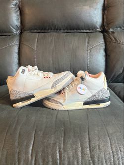 jordan 3 white cement size 6