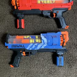 Two Nerf Rival  Gun Blasters 
