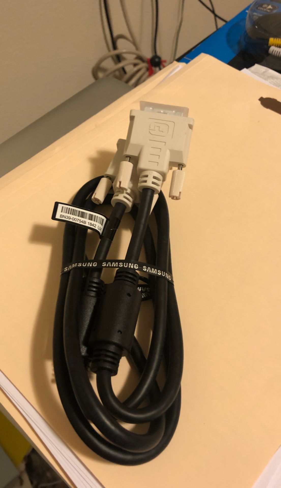 High Quality Samsung DVI Samsung Male to Male Cable Model Number BN39-00246S