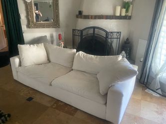 Living spaces couch beige
