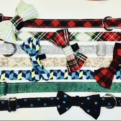 Eco friendly Holiday Bows And Pet Collars
