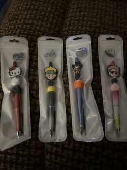 Handmade Hello Kitty And Anime Pens 