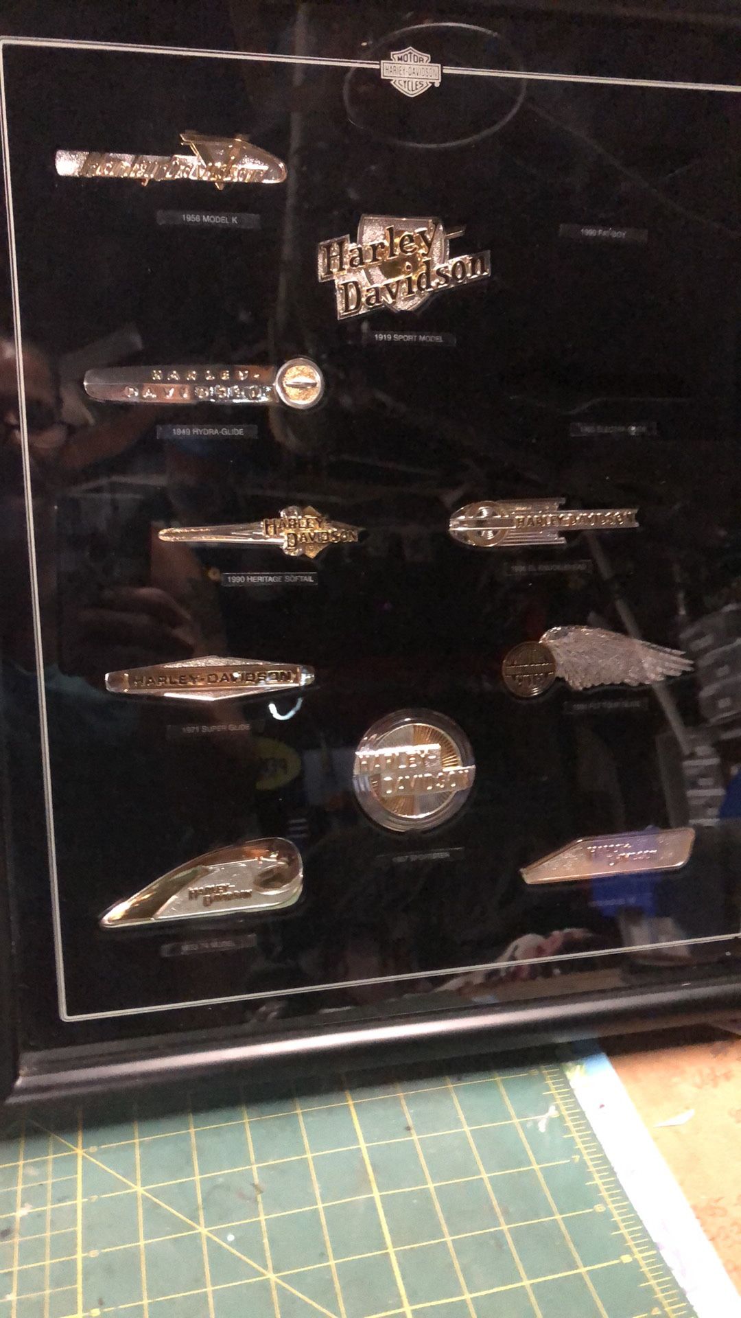 Vintage Harley Davidson Gas Tank Emblems
