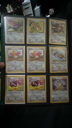 Jungle set Pokemon cards