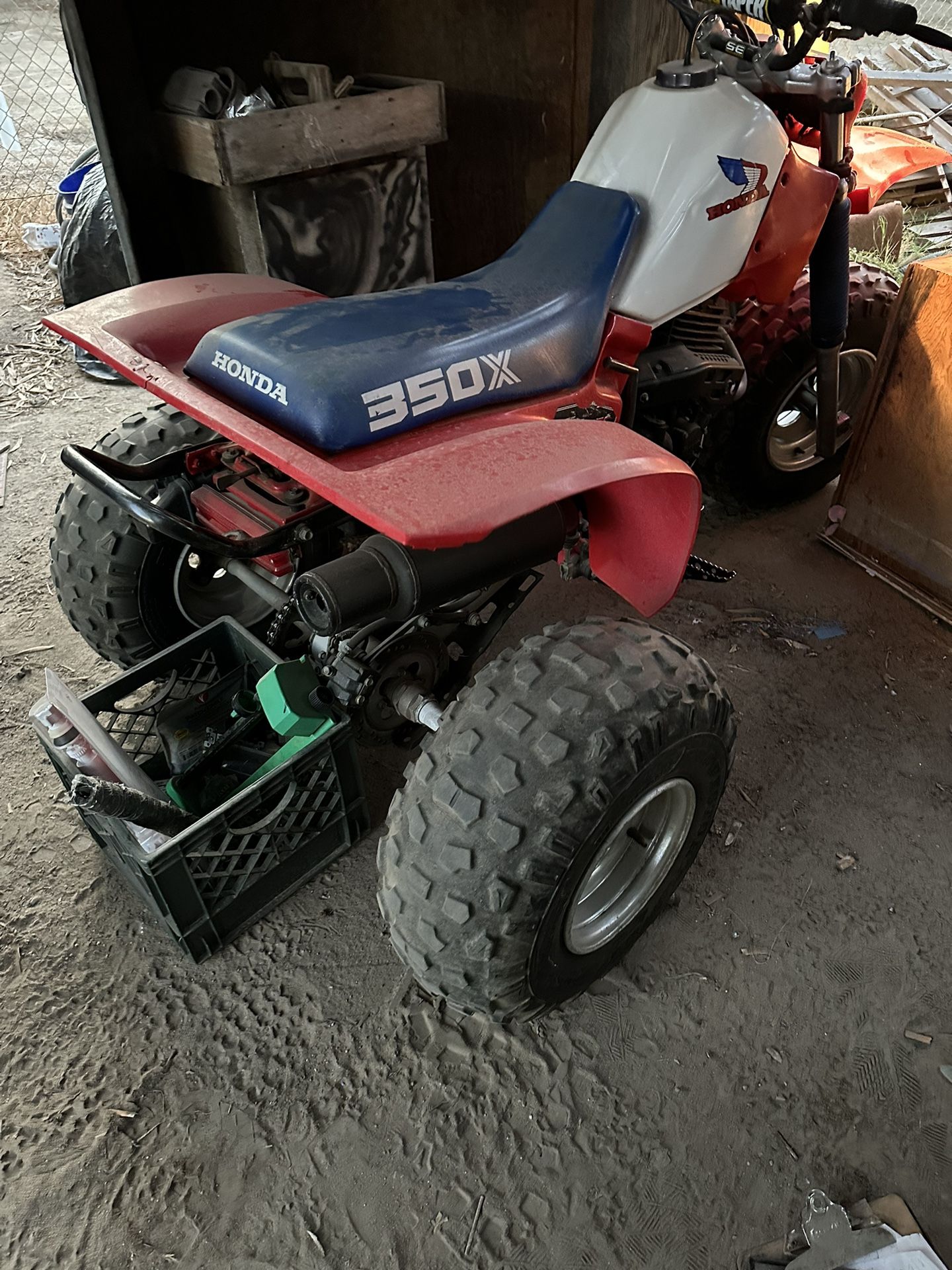 Original Honda 350x Low Miles Collector Atc 3 Wheeled 