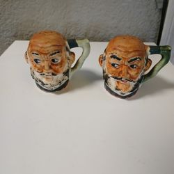 Vintage Bearded Man Salt & Pepper Shaker