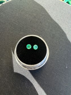 Natural Colombian Emerald Matched Pair 0.41 Ct Total Unheated Round Cut 3.8–3.9mm