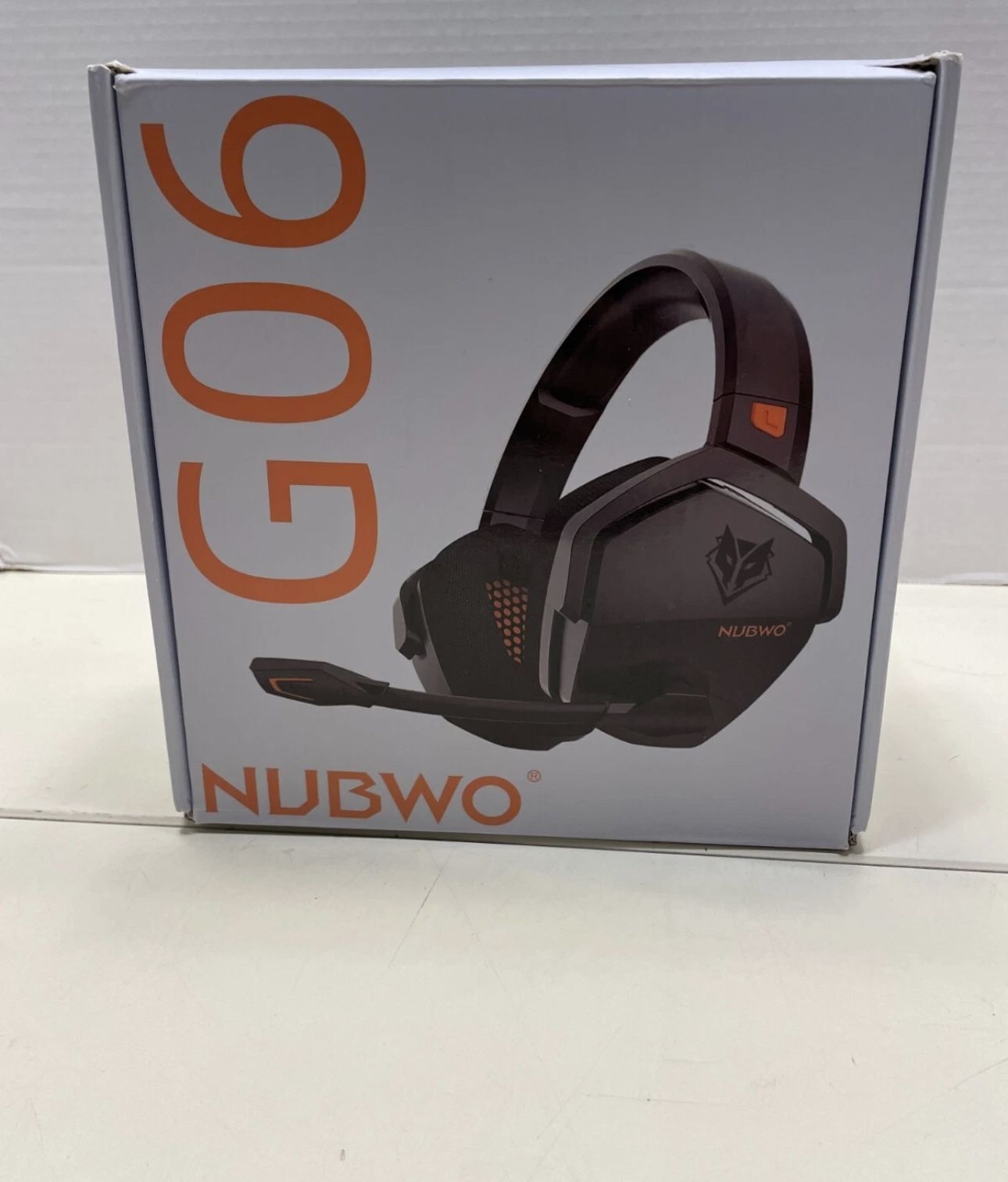 NUBWO GO6 Orange Wireless Gaming Headset w/Microphone