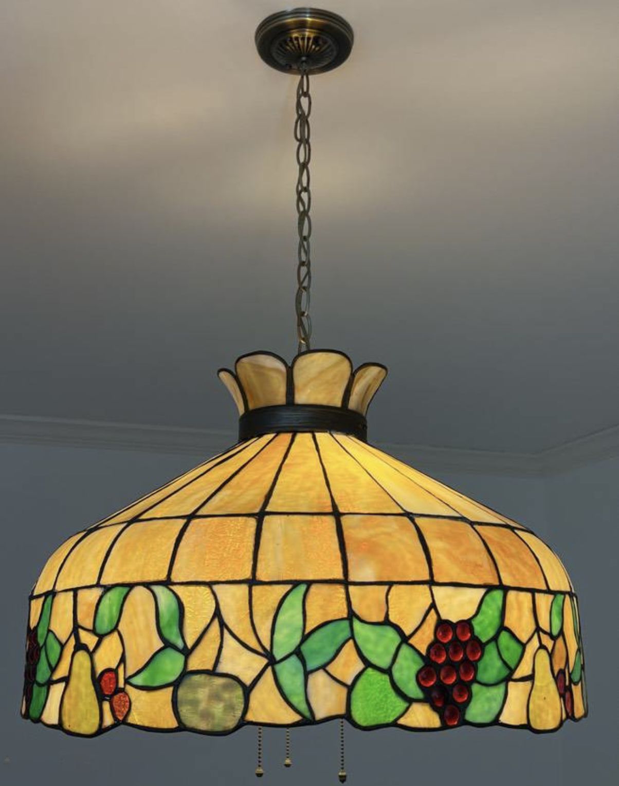 Antique Tiffany Style Chandelier