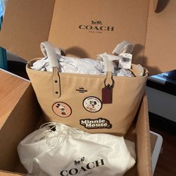 Coach Minnie Mouse Tote Bag