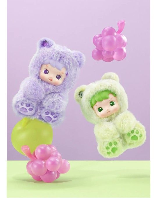 Hacipupu Gummy Bear Series-Vinyl Grape Or Green Apple Flavor Plush