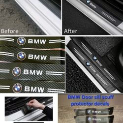 BMW Door Sill Decals.   See all pics sold separately SHIPPING is available