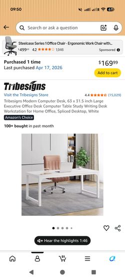 Desk 63*31.5 inch