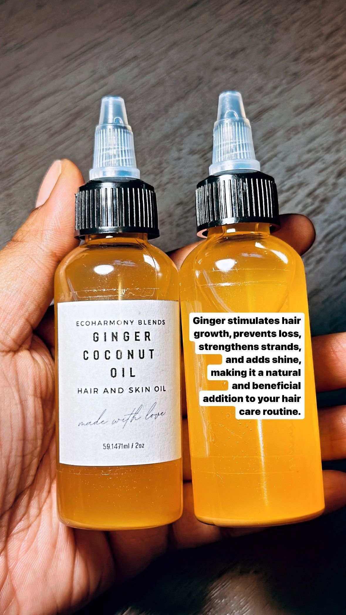 Ginger Coconut Oil 