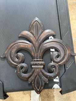Large Fleur-de-Lis Wall Decor – Rustic Tuscan / French Country Accent