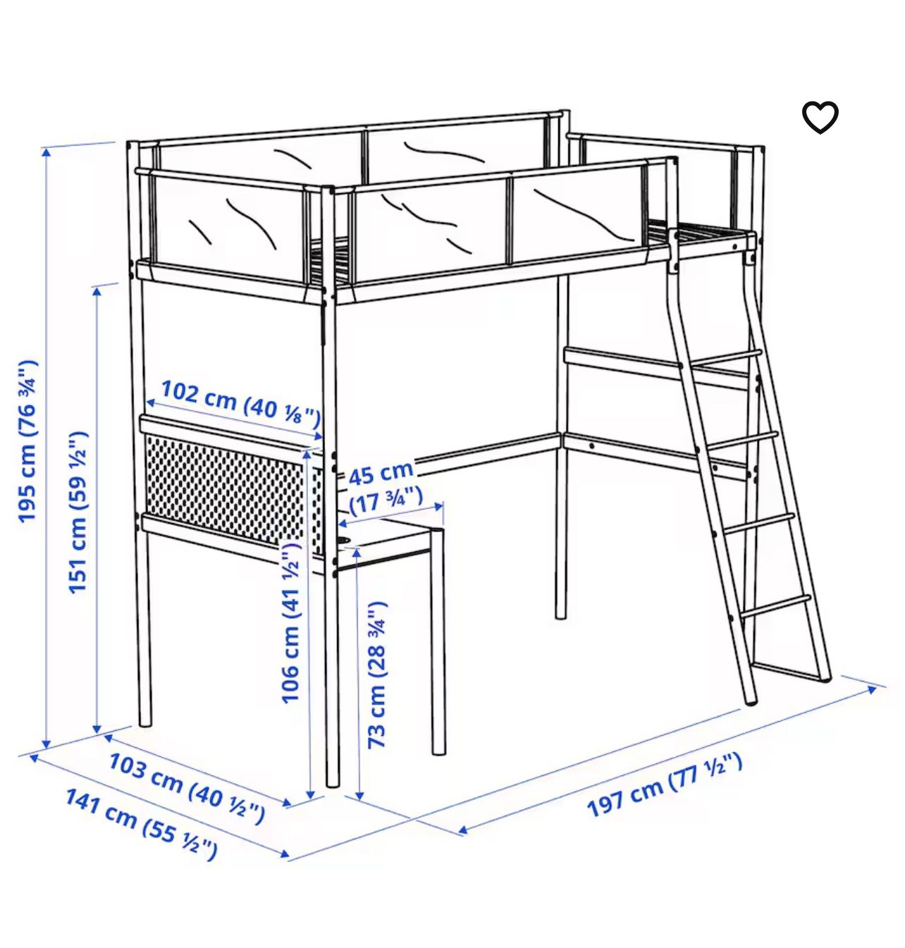 Bunk Bed With Desk