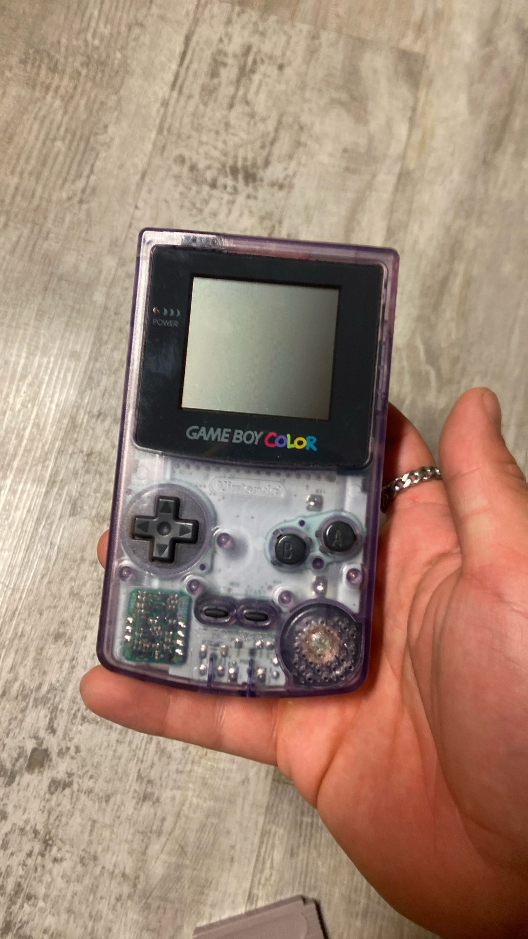 Nintendo Game boy Color Translucent Purple