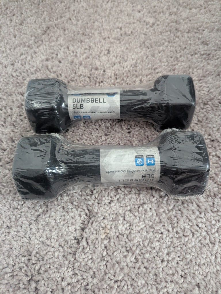 5lb Each Dumbells Qty 2 Brand New