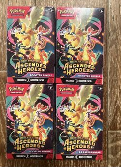 Pokemon Ascended heroes booster bundles x 6