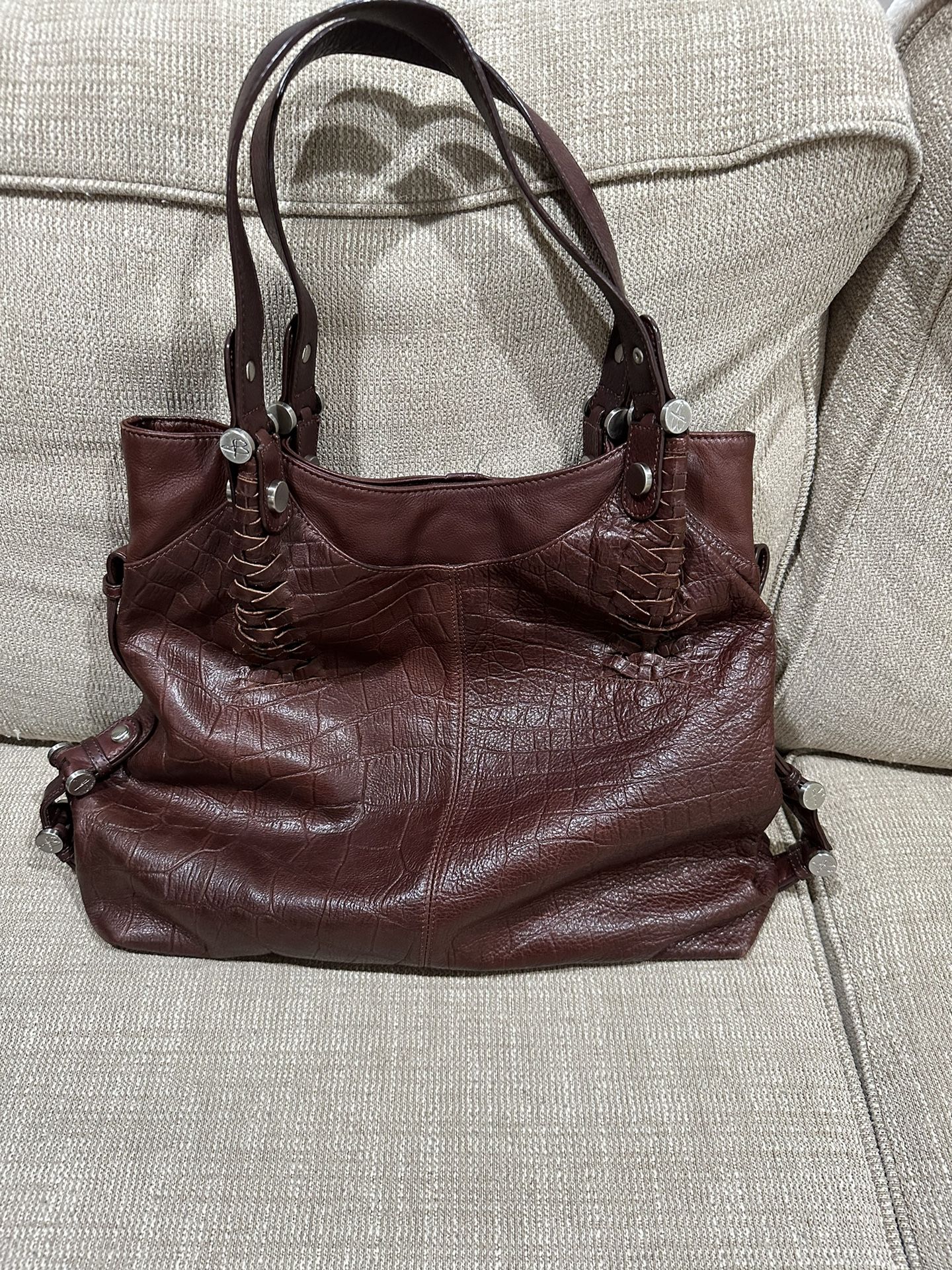 B Makowsky Leather Bag