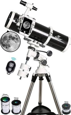 Telescope, Gskyer 130EQ Professional Astronomical Reflector Telescope, German Technology
